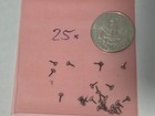 25x Hitch Pins  - 64th Scale - Black