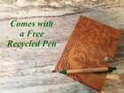 Handmade Tree Of Life Genuine Leather Bound Notebook Journal Unlined Paper Fo   