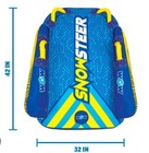 Wow Snowsteer Inflatable Sled Boxed Winter Snow Heavy Duty Age 6 