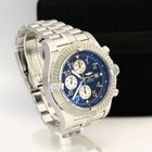 Breitling Super Avenger Chronograph Auto Watch A13370 Blue Dial - In Service Box
