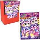 Lisa Frank Fun Coloring And Activity Book  Cute Cats Art Cover 64-pages Drawing