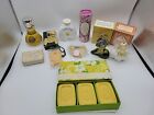 Lot Of 8 Vintage Avon Products Perfume Bottles Cologne  Soap  Body Powder