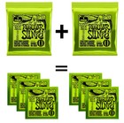  6 Sets Ernie Ball 2221 Regular Slinky Electric Guitar Strings 10-46  2x3 Pack  