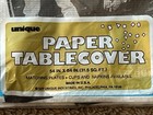 Vintage 1989 1990 Unique 54  X 84  Paper Table Cover Cloth New Kids On The Block