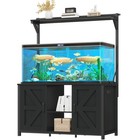 120 Gallon Fish Tank Stand With Power Outlets Large Aquarium Stand With Cabinet