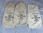 Vintage Canvas Money Bank Bags Harris Trust And Savings Coin Bank Chicago 