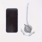 1pc 304 Stainless Steel Tea Infuser Ball Chain Hook Spice Soup Strainer Filter