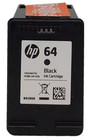2 Pack New Genuine Hp 64 Black Ink Cartridge Envy Photo 6220 Pack