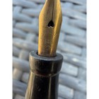 Vintage Marbled Celluloid Desk Fountain Pen 14k Gold Warranted Nib  2 1930