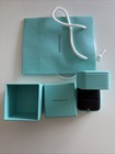 Tiffany Original Ring Box And Bag Blue Velvet