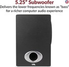 Cyber Acoustics Ca-3810 2 1 Multimedia Speaker System With Subwoofer  80 Watts