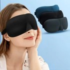 2 1 Pack Travel 3d Eye Mask Sleep Soft Padded Shade Cover Rest Relax Blindfold