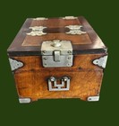 Antique 19th Century Travelling Vanity Mirror box  - Fabulous