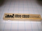 Wooden Choo Choo Train Whistle  5 75  New In Sealed Package Kids Party Fun