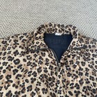 Vintage Fuda International 100  Silk Bomber Jacket Leopard cheetah Print Medium