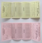 Lot Of 2 Vintage 1960s Public Service New Jersey Psnj Bus Timetables Bridgeton