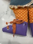Vtg Playskool 1970 Dressy Bessy 10    Teaching Doll Plush Button zip Tie Plush