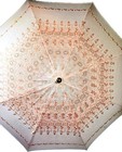 Vintage Antique Embroidered Parasol Umbrella