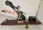 Huge   1890 s Brass Scientific Apparatus Knife Switch Assembly Frankenstein Lab 