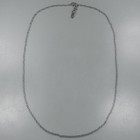 925 Sterling Silver Necklace Black Plated  rvsn0003