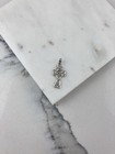Vintage 925 Sterling Silver Celtic Irish Cross Religious Charm Pendant 