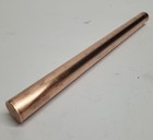 7 8  C110 Round Copper Rod 12  Length H04 Solid Cu Lathe Bar Stock   New 