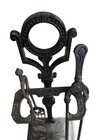 Antique Bradley   Hubbard B h 9703 Cast Iron Fireplace Tool Set Arts   Crafts