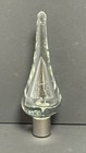 Blenko Glass Lamp Finial - Crystal