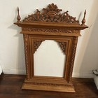 Antique Victorian Hand Carved Solid Wood Wall  Altar Frame Rare