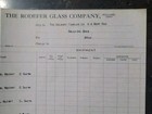 1936 The Rodefer Glass Company Bellaire Ohio Billhead Receipt Ephemera