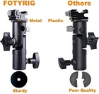 Camera Speedlite Mount Flash Stand Bracket Umbrella Holder Shoe Mount Compati   