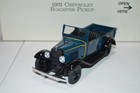 Danbury Mint 1931 Chevrolet Roadster Pickup Truck 1 24 Diecast Model Blue Bell