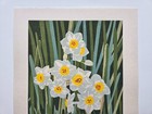 Masaki Yoshida Japanese Woodblock Print Flower  3