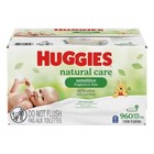 Huggies Natural Care Sensitive Unscented Baby Wipes  select Count 