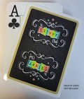 Premium Poker Size Silver Club Cut Card Dealer Stiff Flexible Plastic