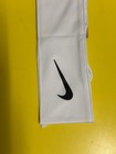 Unisex Nike White Headband Sweatband Dri-fit Head Tie Bandana New