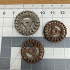 Lot 3 Vintage Water Faucet   Steam Valve Handles   Knobs Steampunk   Industrial