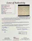 Elizabeth Taylor Signed Autographed Album Page 1952 Cleopatra Jsa Certified Loa