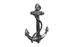 Antique Silver Cast Iron Anchor 17  