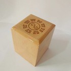 Taoist Seal-taoist Scripture Master Treasure  Single Side Seal Of Peach Wood 5cm