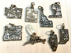 Vintage Sterling Silver Us Map Charms Choice