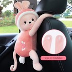 Space Saving Car Tissue Dispenser Funny Plush Butt Design Travel Kleenex Holder