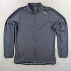 2xu Full Zip Performance Jacket Men   s Large Black Running Training Athletic