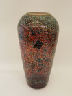 Vintage Phil O reilly Tall Art Glass Vase 17  Tall Nw Artist