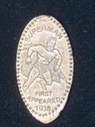 Pressed Penny Smashed Elongated Superman Set Of 3 Bu Copper Cent Ray Dillard