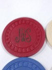 Jws Poker Chip Set Great For Any Vintage Collection Found In California 