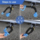 2-pack Synthetic Soft Shackle - 1 2 Inch X 22 Inch - 38 000lbs Breaking Strength
