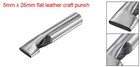 Oval Hole Punch 5x26mm Leather Hollow Cutter Oblong Punch Die For Strap Belt