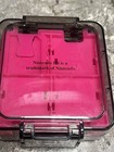 Nintendo Ds 3ds Hard Plastic Gray   Pink Square 16 Game Cartridge Carrying Case