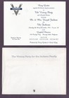 Jackson 5 Victory Tour Party Invite 1984 Grayhall Mansion  Beverly Hills J13859 
